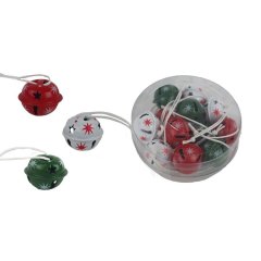 Rolnička k zavěšení, 12 ks K3811 Krabičky, stojánky a zásobníky - Vánoční dekorace