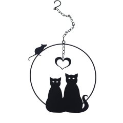 Dekorace k zavěšení kočky K4632 Krabičky, stojánky a zásobníky - Úložné boxy