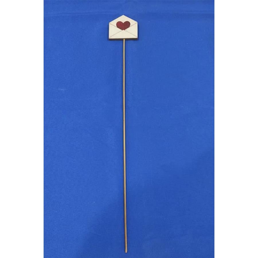 Dekorační zápich obálka se srdíčkem, 8 ks D7858 - Velikonoční dekorace