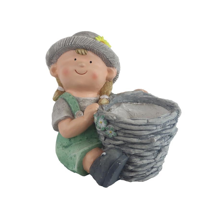 Dekorace k osázení dívka X6555 Dekorace k osázení dívka X6555