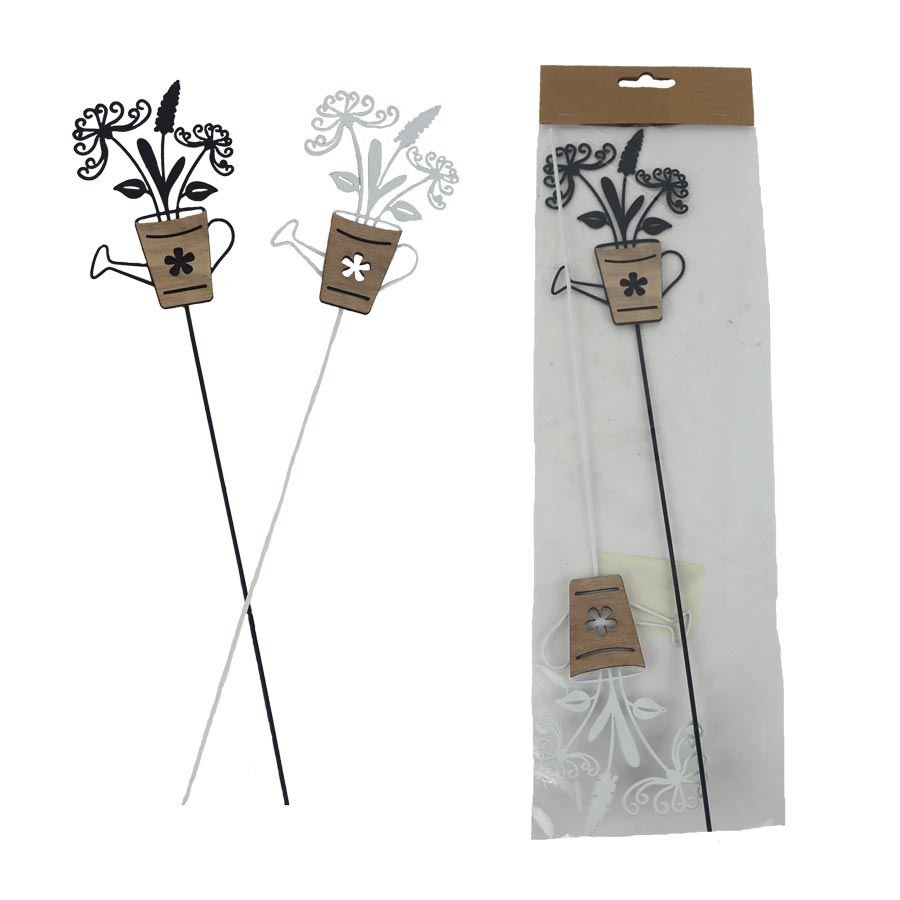 Zápich zahradní konev, 2 ks K4733 - Velikonoční dekorace