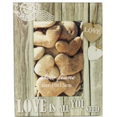 Fotorámeček X0325 Umělé květiny, větvičky, pugety - Klasické fotorámečky