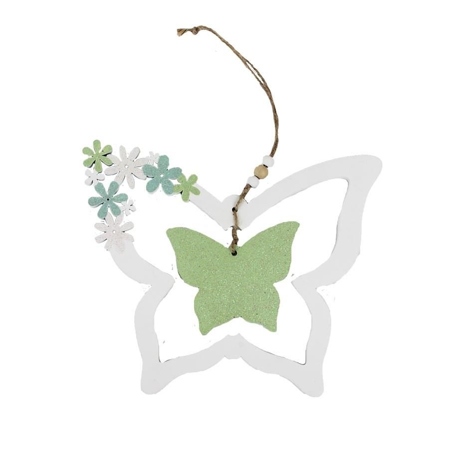 Krabičky, stojánky a zásobníky - Velikonoční dekorace - Motýl k zavěšení D3095/2 Motýl k zavěšení D3095/2 - Velikonoční dekorace