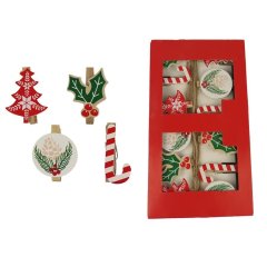 Sada klipů D4326 S/12 Krabičky, stojánky a zásobníky - Vánoční dekorace