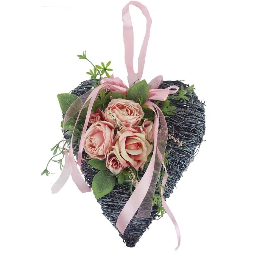 Dekorační srdce k zavěšení P2397 - Velikonoční dekorace