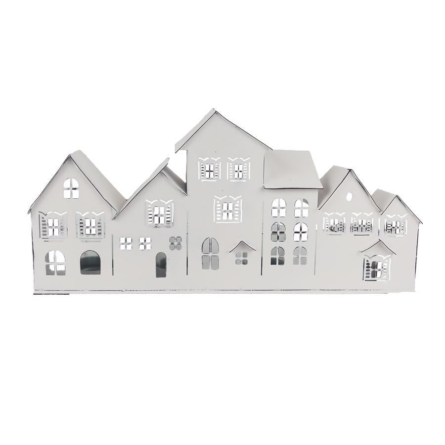 Kovový svícen vesnička K4669/2 - Svícny