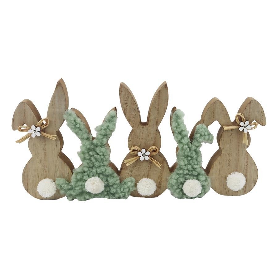 Velikonoční dekorace zajíčci D7661 - Velikonoční dekorace
