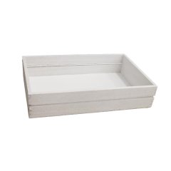 Dřevěná bedýnka malá D3578/M Umělé květiny, větvičky, pugety - Dárkové koše