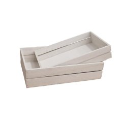 Dřevěná bedýnka, 2 ks D3578/S2 Umělé květiny, větvičky, pugety - Dárkové koše