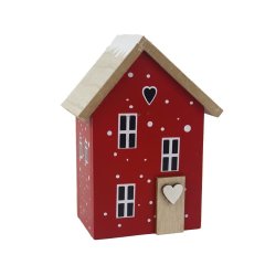 Dekorace domeček D7447-08 Krabičky, stojánky a zásobníky - Vánoční dekorace