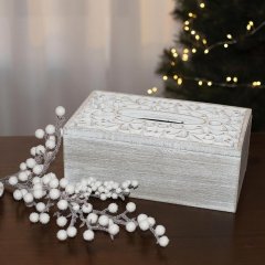 Dřevěný zásobník na ubrousky D3380 Krabičky, stojánky a zásobníky - Úložné boxy