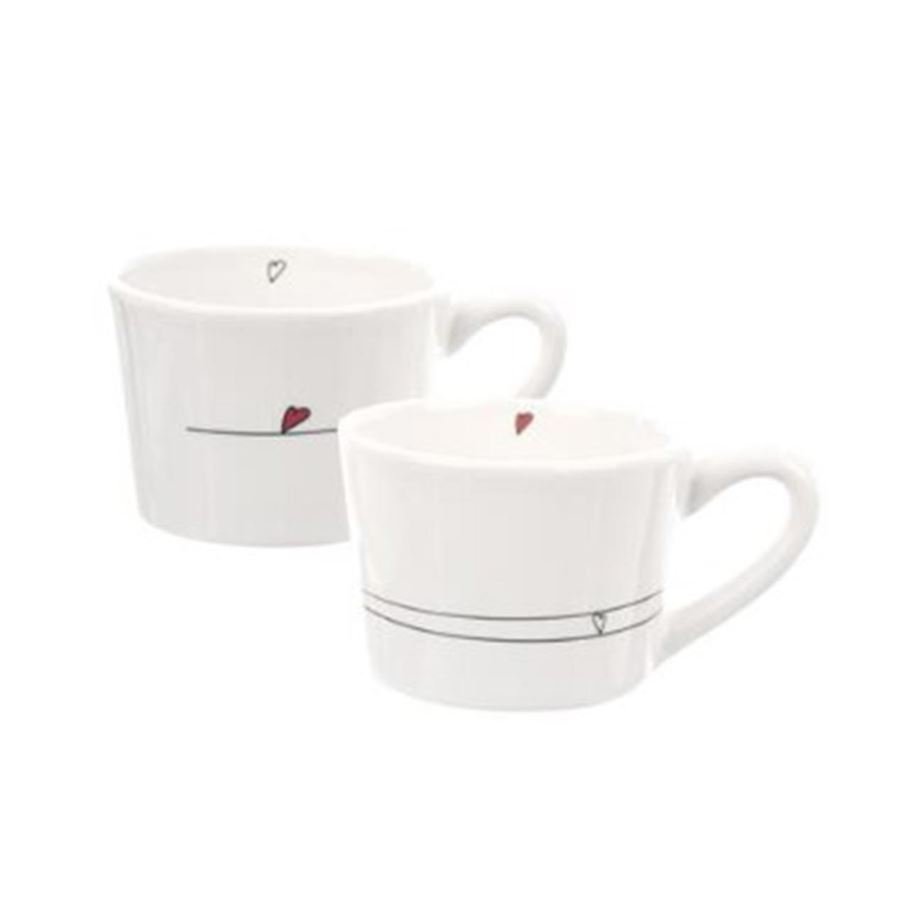 Dům, byt a zahrada - Hrnek srdíčka LINKY, sada 2 ks O0252 Hrnek srdíčka LINKY, sada 2 ks O0252 - Dům, byt a zahrada