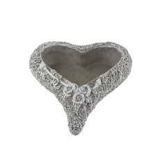 Cementový obal k osázení srdce X7059/1 Dům, byt a zahrada