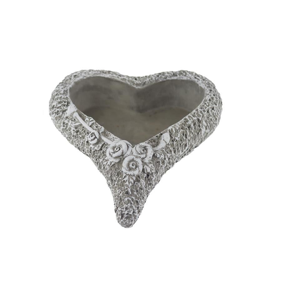 Cementový obal k osázení srdce X7059/1 - Dům, byt a zahrada