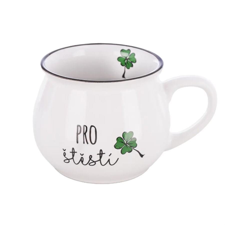 Hrnek keramický Pro štěstí O0638 - Dům, byt a zahrada