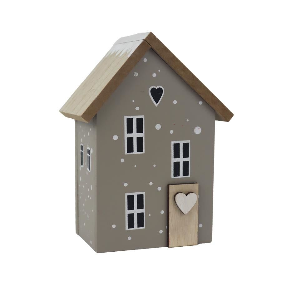 Krabičky, stojánky a zásobníky - Vánoční dekorace - Dekorace domeček D7447-21 Dekorace domeček D7447-21 - Vánoční dekorace