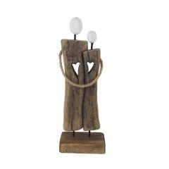 Dekorace zamilovaný pár D7370/1 Krabičky, stojánky a zásobníky - Vánoční dekorace