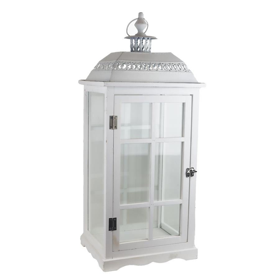 Dřevěná lucerna D6493/B - Svícny