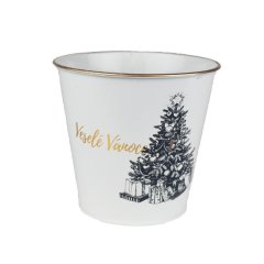 Květináč plechový K2868/2 Dům, byt a zahrada