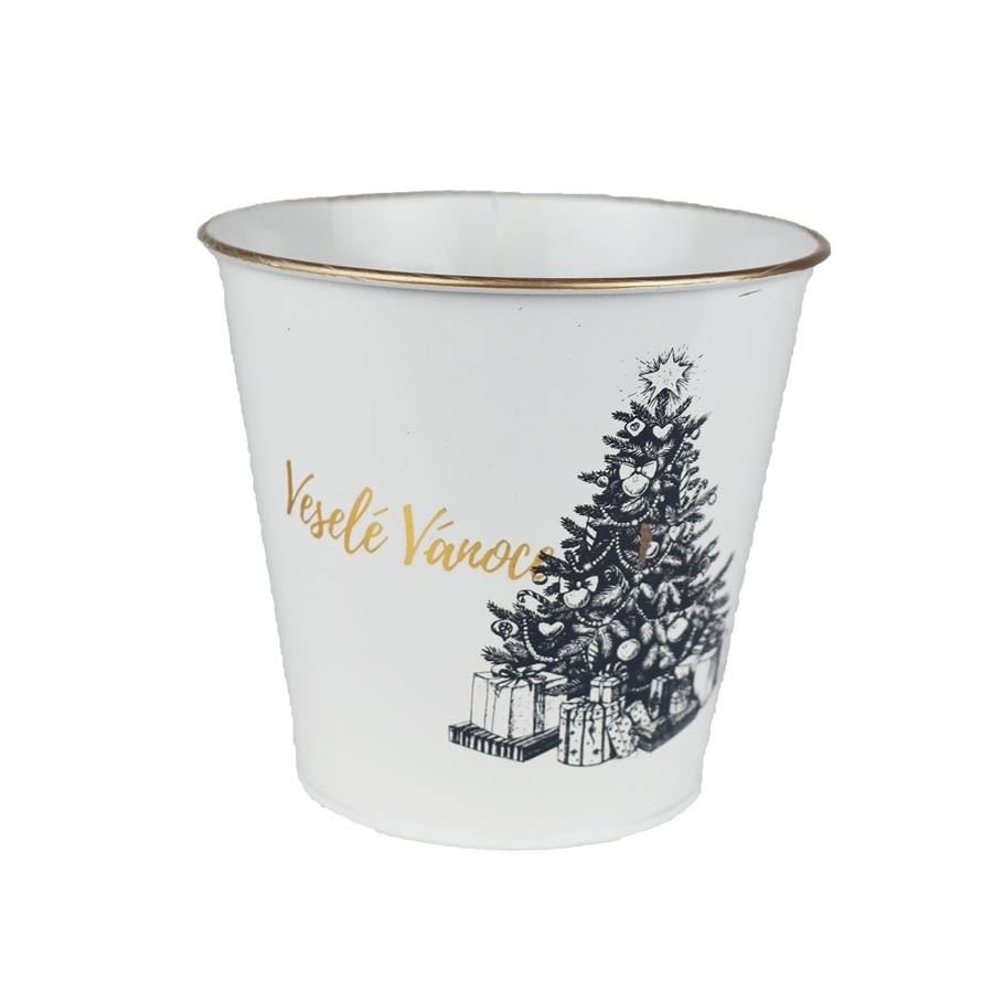 Květináč plechový K2868/2 - Dům, byt a zahrada