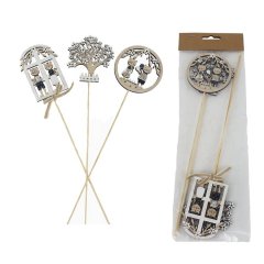 Jarní zápich, 4 ks D7769 Krabičky, stojánky a zásobníky - Velikonoční dekorace