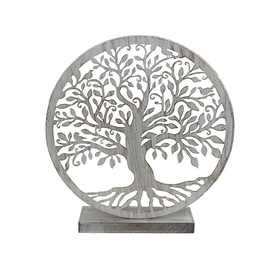 Umělé květiny, větvičky, pugety - Klasické fotorámečky - Dárkové potřeby - Dekorace strom života K3678/1 Dekorace strom života K3678/1 - Dárkové potřeby