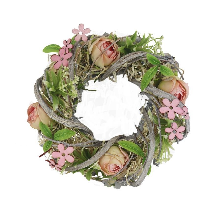 Krabičky, stojánky a zásobníky - Velikonoční dekorace - Dekorační jarní věnec P2393/1 Dekorační jarní věnec P2393/1 - Velikonoční dekorace