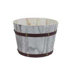 Dřevěný obal na květiny D6217/3 Dům, byt a zahrada