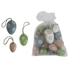 Velikonoční vajíčka, 16 ks X6809 Krabičky, stojánky a zásobníky - Velikonoční dekorace