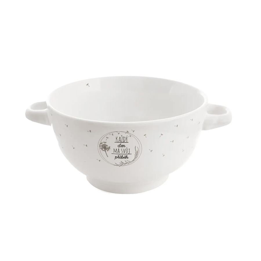 Miska ker. polévková KAŽDÝ DEN kulatá pr. 14 cm Miska ker. polévková KAŽDÝ DEN kulatá pr. 14 cm