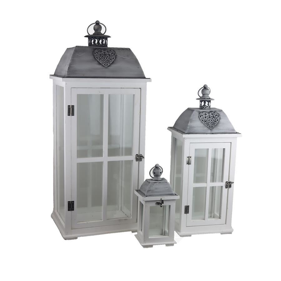Krabičky, stojánky a zásobníky - Svícny - Dřevěná lucerna S/3 D6494 Dřevěná lucerna S/3 D6494 - Svícny