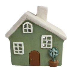 Domeček na svíčku X8255/2 Krabičky, stojánky a zásobníky - Vánoční dekorace