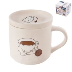 Hrnek porcelánový + víčko čaj 0,45 l O0495 Dům, byt a zahrada