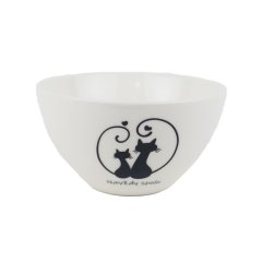 Dům, byt a zahrada - Porcelánová miska kočky X8722 Porcelánová miska kočky X8722