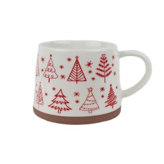 Krabičky, stojánky a zásobníky Vánoční dekorace - Vánoční porcelánový hrnek X8715-08 Vánoční porcelánový hrnek X8715-08