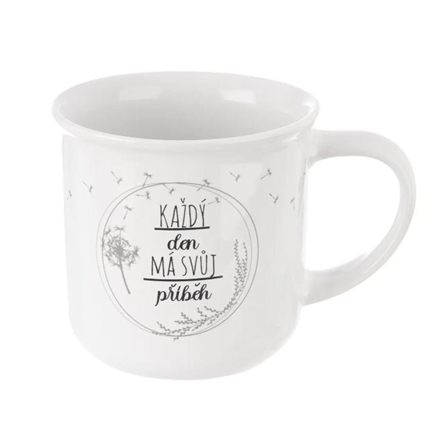 Dům, byt a zahrada - Hrnek porcelánový KAŽDÝ DEN 0,34 l Hrnek porcelánový KAŽDÝ DEN 0,34 l - Dům, byt a zahrada