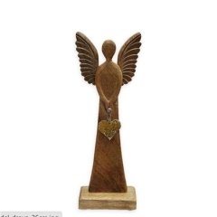 Anděl dřevo 26 cm M0099/1 Krabičky, stojánky a zásobníky - Vánoční dekorace