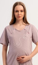 Dámská noční košile mateřská Motýli 1