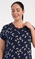 Dámská noční košile s krátkým rukávem Butterflies 3
