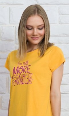 Dámská noční košile s krátkým rukávem More smile 4