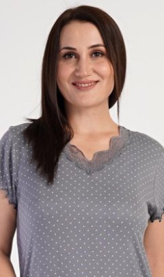 Dámská noční košile s krátkým rukávem Pavlína 2