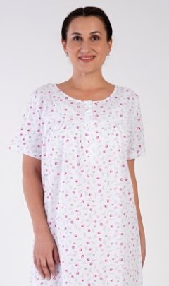 Dámská noční košile s krátkým rukávem Tulip Pyžama a župany - Ženy - Dámské noční košile - Dámské noční košile s krátkým rukávem