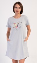 Dámské domácí šaty s krátkým rukávem Amelia 1