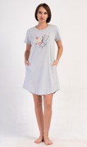 Dámské domácí šaty s krátkým rukávem Amelia 3