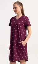 Dámské domácí šaty s krátkým rukávem Heart 2