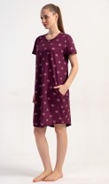Dámské domácí šaty s krátkým rukávem Heart 4