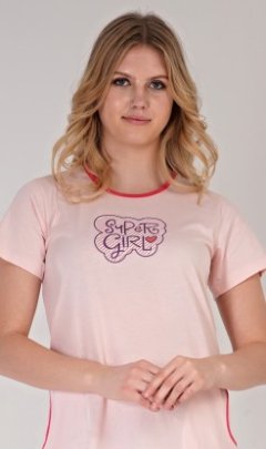 Dámské domácí šaty s krátkým rukávem Super girl 9