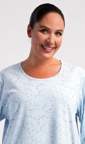 Dámské domácí šaty s tříčtvrtečním rukávem Lauren 4