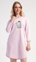 Dámské domácí šaty s tříčtvrtečním rukávem Oslík 2
