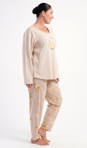 Dámské pyžamo dlouhé Méďové 3